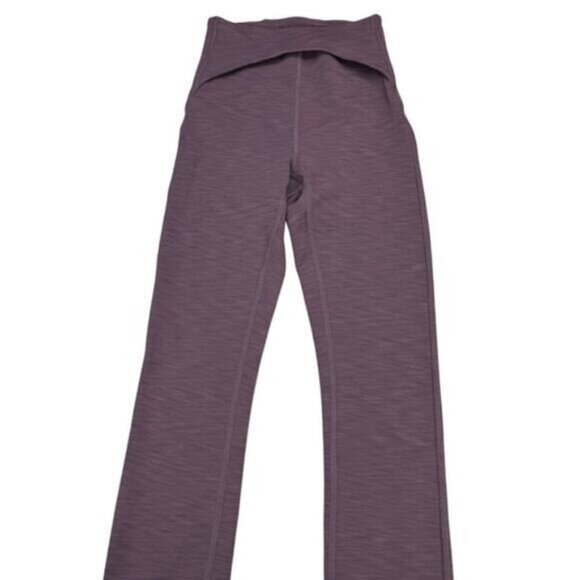 Lululemon Power Within Super High-Rise Pant 28" In Heathered Black Currant 2 - Picture 6 of 9